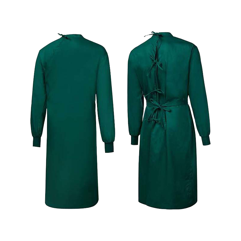Заводская распродажа хлопчатобумажная темно-зеленые хирургические платья моющиеся